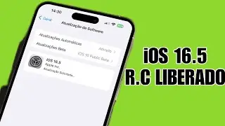 iOS 16.5 R.C LIBERADO PELA Apple - AINDA VALE A PENA INSTALAR O iOS BETA?