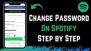 How to Change Spotify Password !