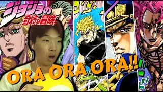 Jojo's Bizarre Adventure Opening REACTION 1-10 [BLIND]