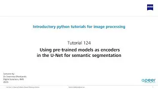 Tutorial 124 - Using pretrained models as encoders in U-Net