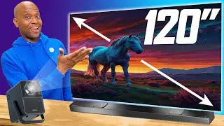 ULTIMEA Smart Poseidon E40 Projector And 5.1.2 Dolby Atmos Soundbar