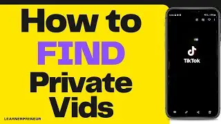 How to FIND Your PRIVATE Videos on Tiktok | And Adjust Who Can SEE Them!