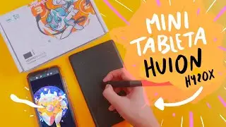 ¿Tableta Gráfica para Celular? Pequeña y Económica HUION H420X - Andreaga