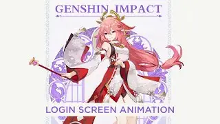 Genshin Impact - Yae Miko Login Screen Animation (60fps)