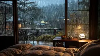 【4M】 Soothing Rain Sounds🌧️ | Come in to the bed and close your eyes to feel the rain😴