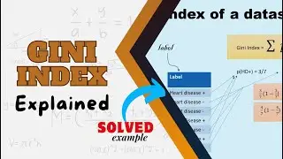 Gini Index explained in 3 minutes ! Decision Trees Information Gain in Machine Learning