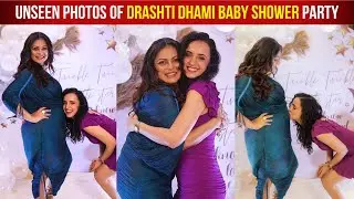 Pregnant Drashti Dhami Lovely Moments With Her Bestfriend Sanaya Irani At Baby Shower Party