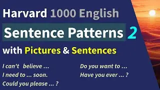 1000 English Universal Sentence Patterns, English listening and speaking exercises, English Thinking