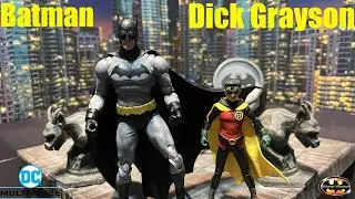 McFarlane DC Multiverse Dick Grayson Batman Reborn Action Figure Review & Comparison