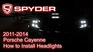 Spyder Auto Installation: 2011-2014 Porsche Cayenne - Headlight