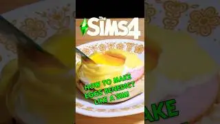 I Made Eggs Benedict from The Sims 4 #thesims #thesims4 #shorts #sims4 #cooking