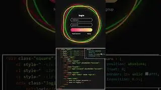 how to make animated login form html & css | login page | @codebrowser  #shorts  #animated  #page