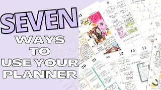 7 DIFFERENT WAYS TO USE YOUR PLANNER | PLANNER TIPS | CLASSIC HAPPY PLANNER