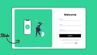 Animated Registration Form using HTML,CSS & JavaScript || [Part-1]