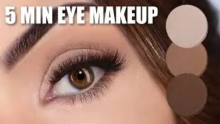 QUICK EASY EYE MAKEUP TUTORIAL |  5 Minute Eye Makeup Routine