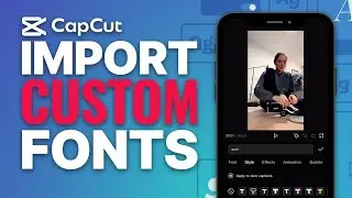 HOW TO IMPORT CUSTOM FONTS IN CAPCUT (IOS)