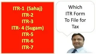 Which ITR form to fill:  ITR Form Full explanation in Detail