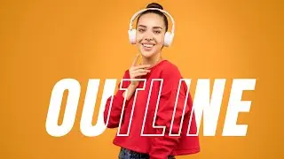 Outline Text Effect in GIMP