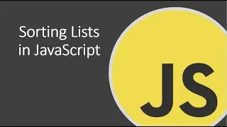 Sorting Lists in JavaScript