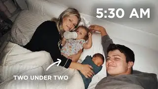 A DAY IN THE LIFE WITH A NEWBORN & TODDLER + TRAVIS FINALLY SHARES BIG ANNOUNCEMENT!