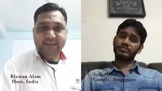 How I got Placed with Google - Saif - Hosted By Rizwan Alam || Coder In Me