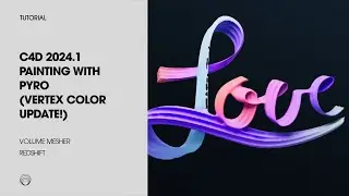 C4D 2024.1: Pyro Paint UPDATE! Fix vertex color map issues