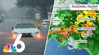 Flash flood warning in Broward, Miami-Dade as heavy rain continues