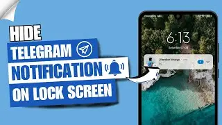 How to Hide Telegram Notification on Lock Screen | Hide Content ✅