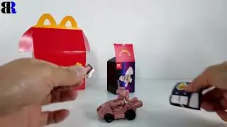 Mario Kart | 2024 McDonalds Happy Meal Set Collection | PINK GOLD PEACH KART