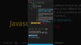 Array Element Sum in JavaScript #shorts #youtube #shortsfeed #viral #javascript #programming