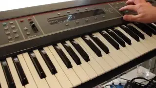 Ensoniq SQ-80 Analog sounds and Sequencer Demo (80's mid tempo synth funk)