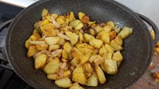 Вот как НУЖНО ЖАРИТЬ КАРТОШКУ 🥔 с Корочкой