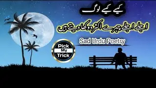 kesy kesy log || sad urdu poetry|| ghazal|| کیسے کیسے لوگ  #pickmytrick