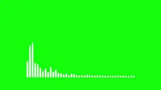 Audio Spectrum Visualizer Green Screen HD 2021