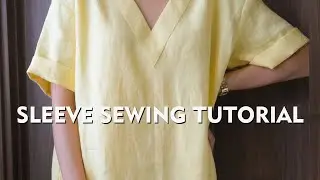 Sleeve Sewing Tutorial | It's Easy To Sew A Rolled Short Sleeve