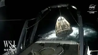 Watch: SpaceX Capsule Returns to Earth With Four Astronauts | WSJ News