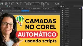 Como criar camadas automatica no Corel Draw