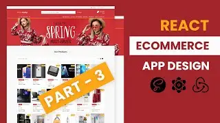 React E-commerce Application With API | React Ecommerce Website | Part 3 | Login & Account Info Page