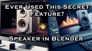 Using the Speaker for 3D Sound - Blender Tutorial