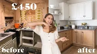 £450 DIY EXTREME KITCHEN TRANSFORMATION | Laura Melhuish-Sprague