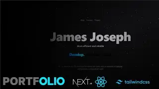 Portfolio Website w/ React JS,  Nextjs , Tailwind CSS.