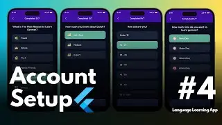 04. Account Setup ⚙️ Part 1 - Language Learning app بالعربي