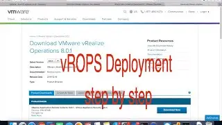 Introduction to vRealize  8 and deployment from scratch