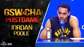 Jordan Poole Reacts To His Big Game vs Hornets | Nov 3, 2021