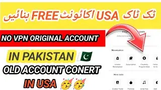 How to create USA Account🥳 in Pakistan🇵🇰 | No VPN💯