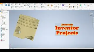 Autodesk Inventor Tutorial  Model #27- Engine Piston