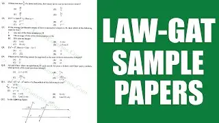 HEC Law GAT Past Papers Syllabus Sample Papers 2018 to 2021 | Practice and Be Successful