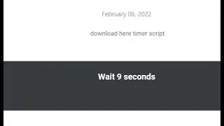 How to Add Countdown Timer Button in Blogger Post | download timer script for blogger,