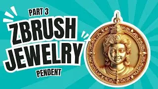 Ram ji pendent| pt 3|zbrush jewelry