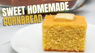 Sweet Homemade Cornbread Recipe From Scratch | Perfect Side Dish